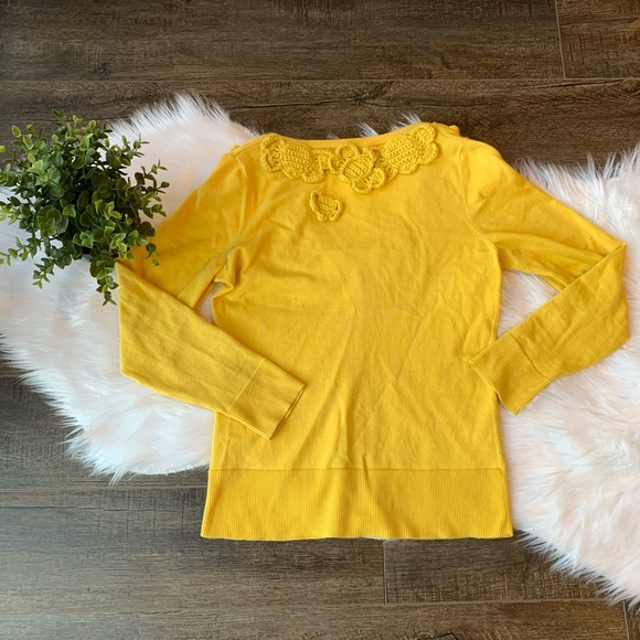 ❤️SOLD 🐝 Anthropologie Moth bee cardigan sweater - Picture 7 of 8